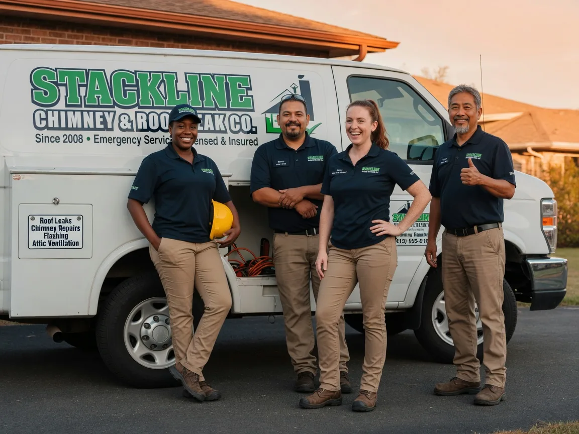 Chimney flashing repair company in Edison, OH